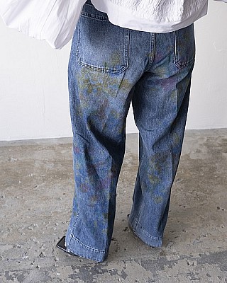 TANAKA/THE WIDE JEAN TROUSERS(BLOOM)