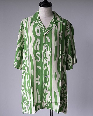 OAS/ Verdant Jiggle Viscose Shirt (Green W)