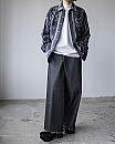 GABRIELA COLL GARMENTS/ ''NO.310 CROSSED TROUSERS'' (BLACK DENIM)