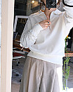 villd / half zip sweat pullover