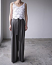 ENFOLD / TUCK WIDE-PANTS (Gray)