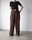 SEEALL / CERAMIC BUTTON PANTS