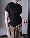 SATORU SASAKI / double twist T-shirt
