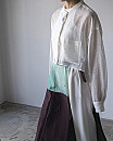villd / Cropped wide shirt (White)