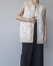 villd / cord embroidery vest