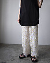 Crinkle Crinkle Crinkle / sheer flower easy pants