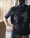 crinkle crinkle crinkle /  embroidery scallup bra