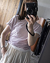SATORU SASAKI / double twist T-shirt (P)