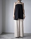 IIROT/Front Tuck Wide Pants_IVORY
