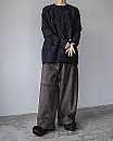 GABRIELA COLL GARMENTS ''NO.287 CORDUROY FLAP POCKET TROUSERS'' (BROWN)