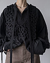 vonique / bowtie blouse(BLK)