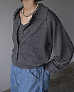 crinkle crinkle crinkle / slow off knit top