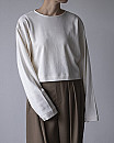 NOHRA/ Cotton silk dolman sleeve top