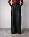 INSCRIRE/ Wool Wide Pants