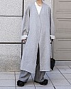 ENFOLD / NO-COLLAR WIDE COAT