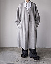 ENFOLD / NO-COLLAR WIDE COAT