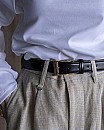 HOLIDAY/LEATHER BELT-GOLD