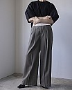 IIROT/Wrap waist Trouser_Gray