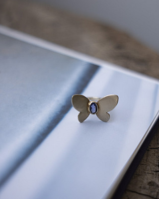 【予約商品】8UEDE /  Rama Light Ring / S / Blue (半額内金)