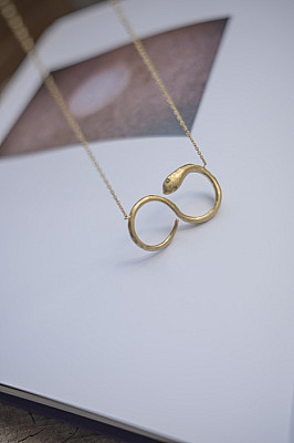 【予約商品】Dia Pale Neck. / gold /lime(半額内金)