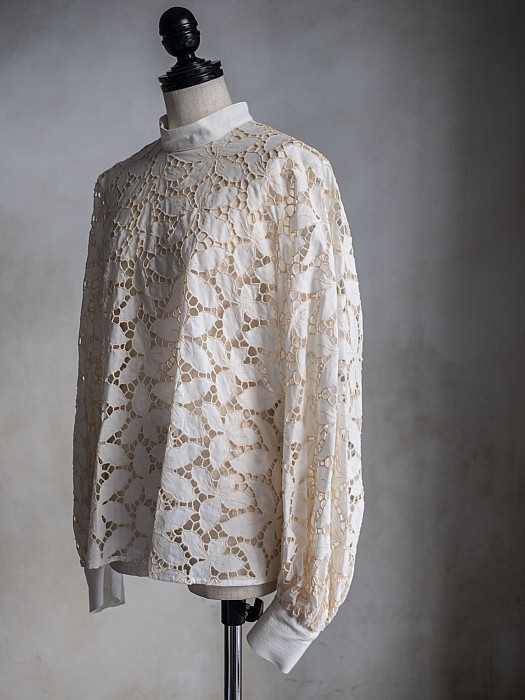 FUMIE TANAKA フミエタナカ gather lace O arm P