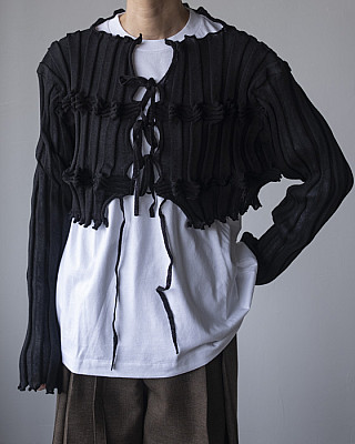 open sesame club / flow short cardigan