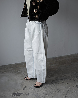 CURRENTAGE/ bleach Denim