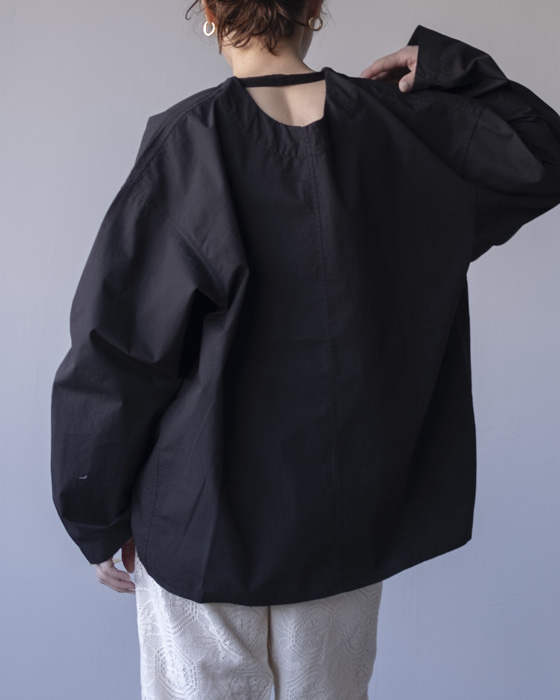 【SEEALL/シーオール】 CERAMIC GATHER トップ SEEALL / シーオール】GATHER SLEEVE TOP：ブラウス（シャツ