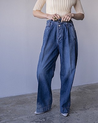 TANAKA/THE WIDE JEAN TROUSERS(VINTAGE BLUE)