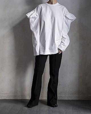 《再入荷》HOLIDAY/SUPER FINE DRY CROPPED SHELL L/S TOPS/XL
