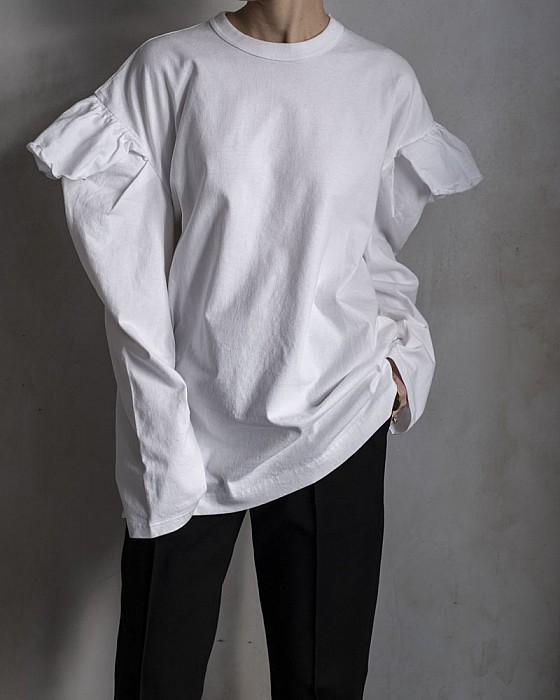 HOLIDAY/SUPER FINE DRY CROPPED SHELL L/S TOPS/XL