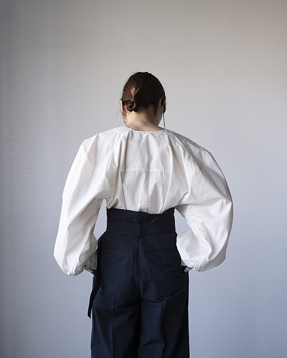iirot/ High-waisted Wide Pant <Navy>