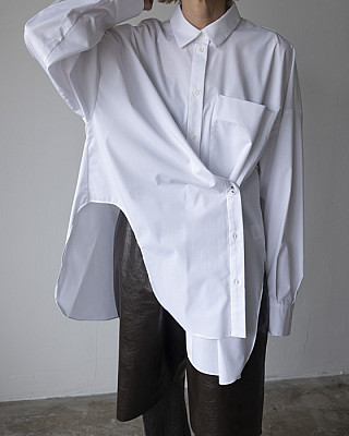 ENFOLD / TWO-WAY BASIC SHIRT