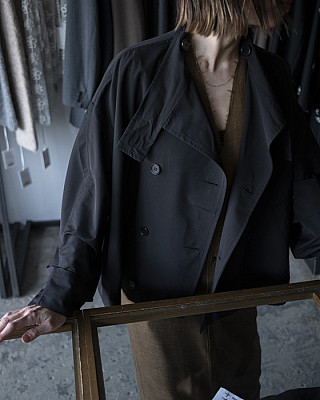 GABRIELA COLL GARMENTS / S18 NO.286 RAINSYSTEM CROPPED JACKET