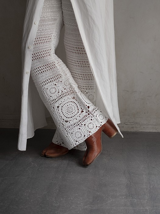 完売品 vonique crochet lacepants (White) 期間限定30％OFF! odessa