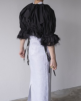 MIOSMOKEY/FRINGE LAYERED BOLERO