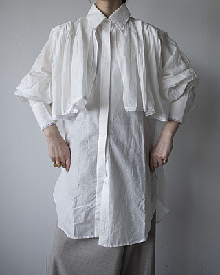 crinkle crinkle crinkle /yoke frill shirts