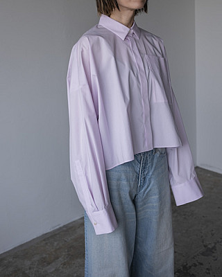 ENFOLD / JUST-LENGTH SHIRT