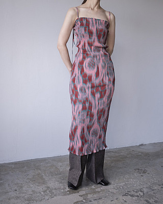 JULIA HEUER/ LENI REVERSIBLE SMOCKED DRESS IN GALLIA