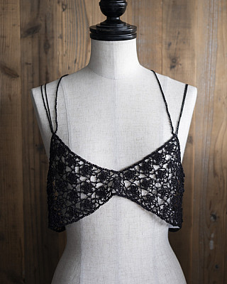 OPEN SESAME CLUB "crochet flower bratop"