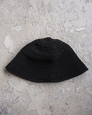 kijimatakayuki/ LINEN HAND KNIT SAILOR HAT