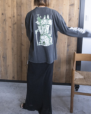 HOLIDAY / SUPER FINE DRY DAMAGE L/S T-SHIRT(CIRCULATION)