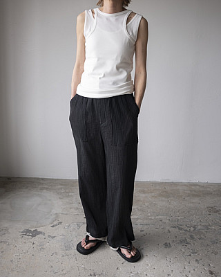 curettage / sheer layered pants