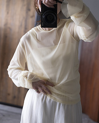 JUN MIKAMI / POWER NET LONG SLEEVE