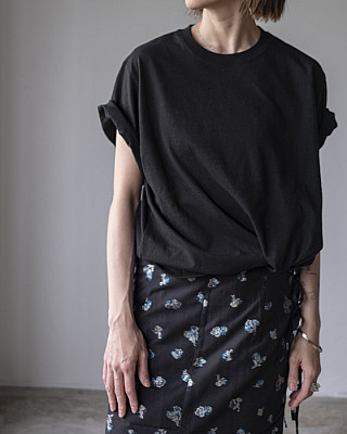 INSCRIRE /Raffi Gauze Wire Tee