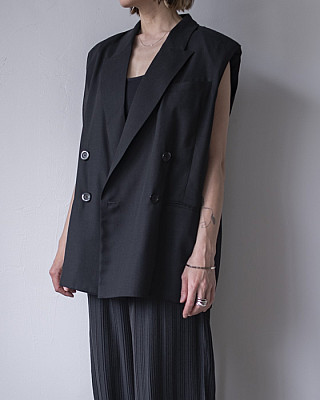 IIROT /  Sheer Gilet (Black)