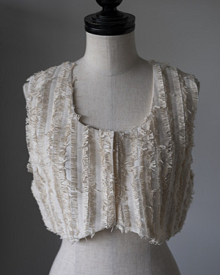 villd / cut jacquard vest