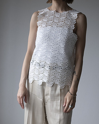 PAN / bischoff butterfly lace tanktop