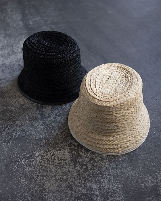 VONIQUE / KIJIMA TAKAYUKI/ RAFFIA BRAID BUCKET HAT