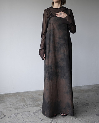 GABRIELA COLL GARMENTS/NO.332 POPLIN STRAP POCKET DRESS